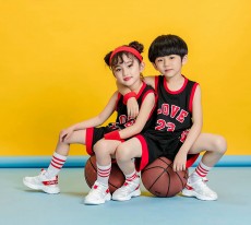 篮球服童装2823#新款篮服童装，可印字印号等