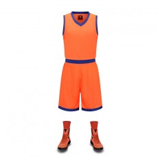 男女同款篮球服-1833#，新款篮球服光板队服定制儿童成人篮球衣 篮球训练营印字印号