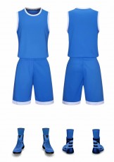 篮球服定制-大人装和童装同款2800#亲子篮球套装定制，可印字印号印LOGO