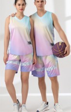 【篮球服套装224211款】双口袋全身数码印花，可定制队标LOGO