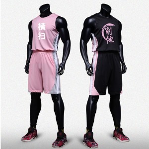 [篮球服定制]8305#篮球服套装男新款潮要疯球衣大人儿童运动训练比赛背心队服