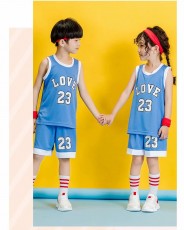 【篮球服定做童装】2823#新款篮服童装，可印字印号等