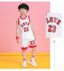 【篮球服定做童装】2823#新款篮服童装，可印字印号等