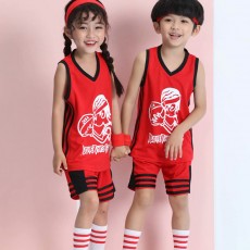 【儿童篮球服定制】863#新款光板童装，可定制号码字体和LOGO
