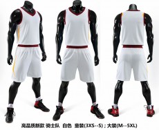 NBA球衣定制-骑士队球衣，大装+童装，可印字印号印标志